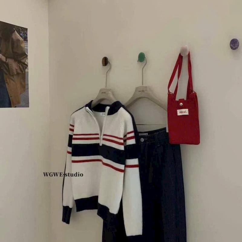 ÁO LEN KẺ STYLE KOREAN CHUẨN TAG WG.WE - @Reecicime 2