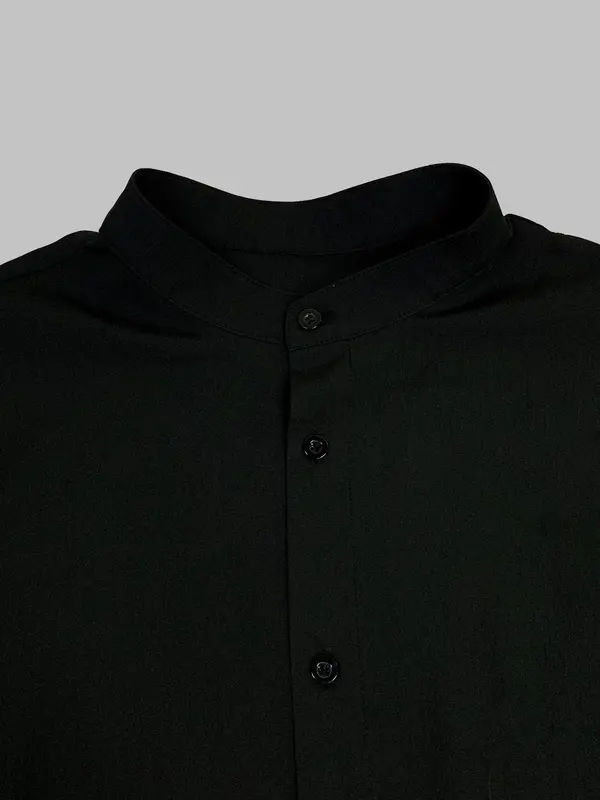Men's Regular Fit Solid Color Short Sleeve Shirt, Casual Comfy Top for Daily Wear, Men's Clothes for All Seasons 6