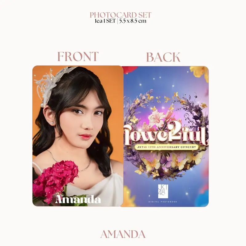 PHOTOCARD JKT48 FLOWE12FUL 2SISI (HARGA 1 PCS + LAMINASI 2 SISI) JPOP CARDS IDOL UNOFFICIAL ADEL ALYA AMANDA ANINDYA ASHEL CALLIE CATHY CHELSEA CHIKA CHIRSTY CYNTHIA DAISY DANELLA ELI ELIN ELLA FENI FIONY FLORA FREYA GENDIS GITA READY STOCK ! 3