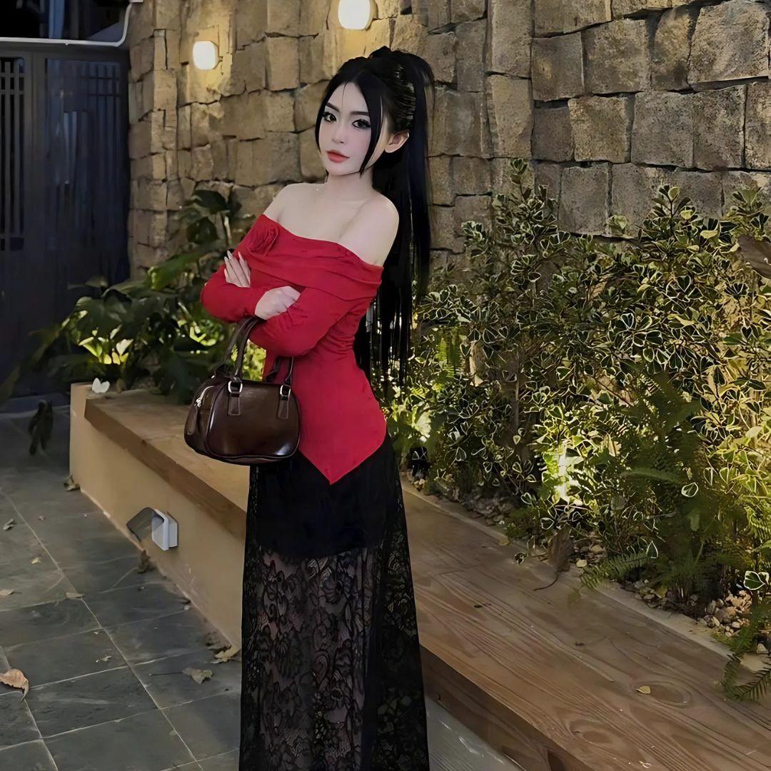 áo tăm trễ vai