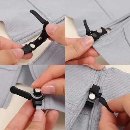 COD 12PCS Kepala Ritsleting / Resleting / Zipper Lock Rep Fix Emergency Zipper Retsleting/ Instant Zipper Puller Universal 10pcs jaket tali 4