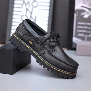 1619 X TRIUMP - SEPATU DOCMART PANTOFEL KULIT ASLI PRIA KERJA FORMAL KEREN KEKINIAN