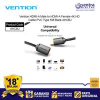 Gambar Vention HDMI Kabel Perpanjangan 5M Male to Female 4K Black AHCBJ dari Sentra Digital Kota Surabaya 3 Tokopedia