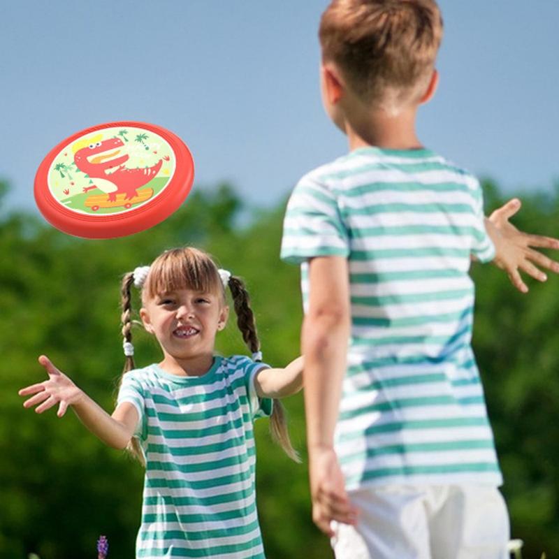 Frisbee Lembut Anak Olahraga Permainan Keluarga Terbuat dari Bahan PU Lembut Anti-Sakit dan Aman untuk Anak 3-10 Tahun Toys Mainan 2