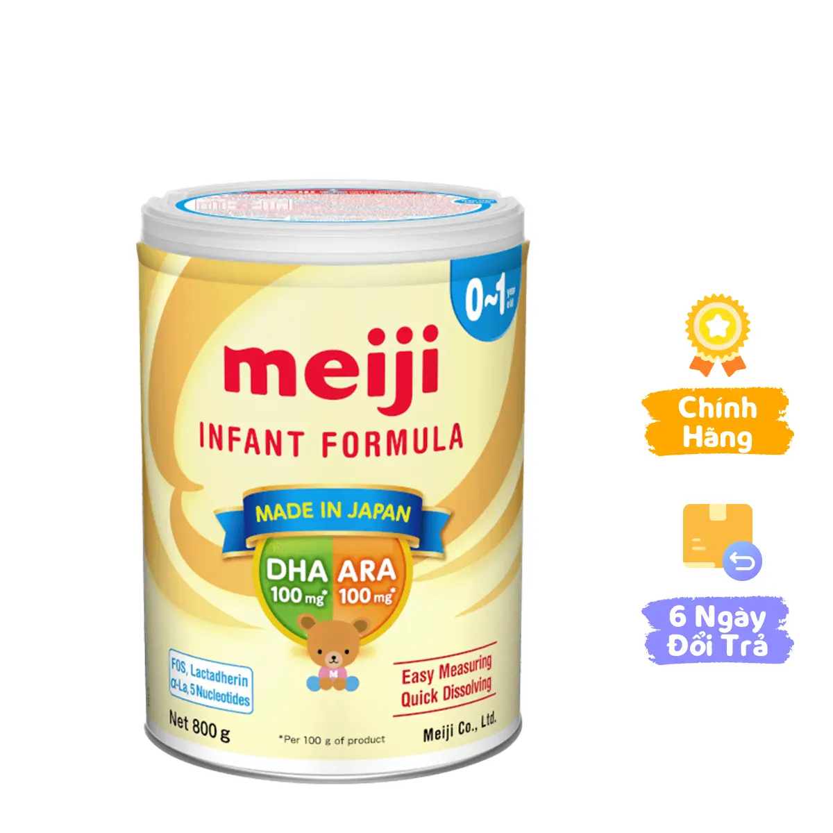 Sữa Meiji Infant Formula cho bé từ 0-12 tháng 800g
