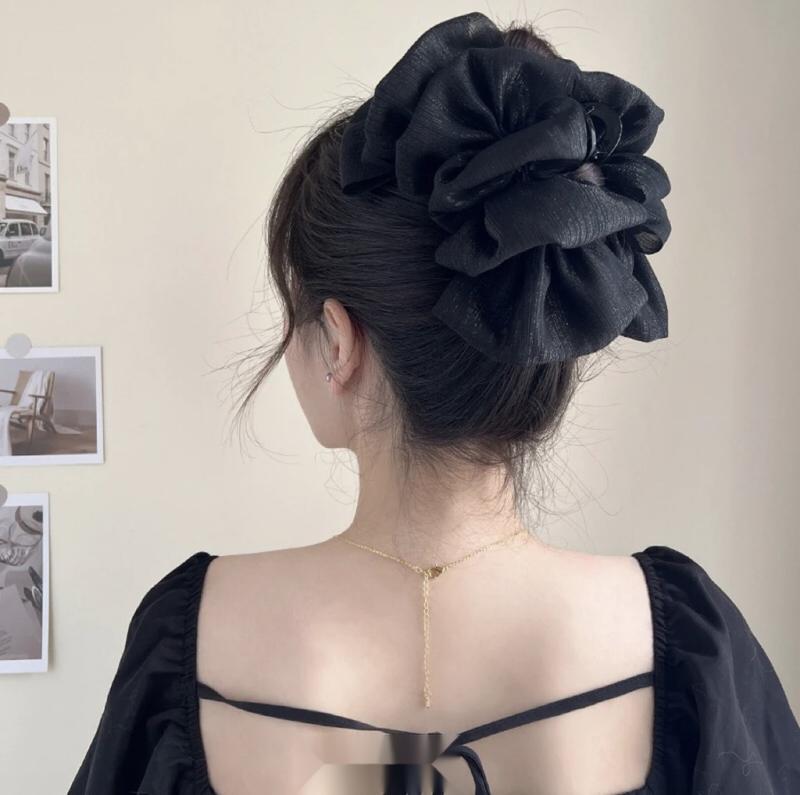 Product Introduction of Kẹp Tóc Lưới, Hình Đám Mây, Phụ Kiện Tóc Dễ Phối Đồ Cho Nữ, Hoa Xốp Voan, Nơ Lớn Sang Trọng, Phụ Kiện Tóc, Kẹp Tóc Seersucker 0