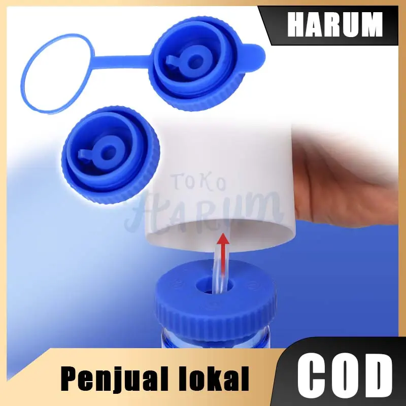 Tutup Botol Galon Silikon Food Grade Reusable Anti Tumpah Universal untuk Galon Air dan Dispenser