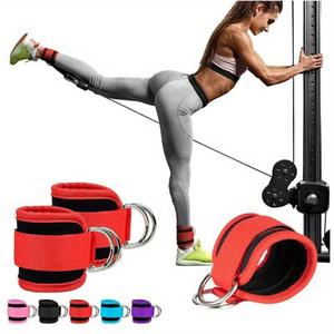 Correa de Tobillo para Máquina de Cable, 1 Unidad Ajustable Banda de Tobillo para Entrenamiento Diario, Accesorios Deportivos de Fitness para Gimnasio en Casa
