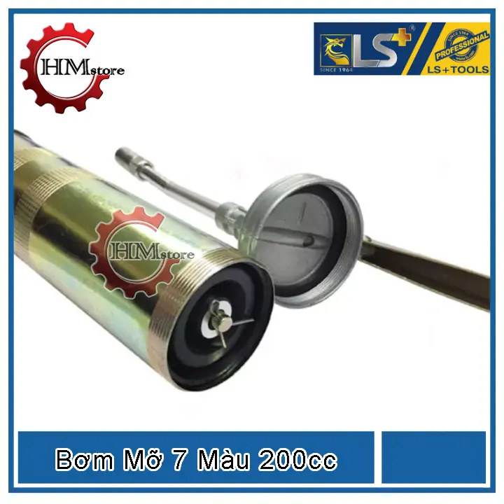 Bơm mỡ bằng tay LS+ - Bơm mỡ bò, cây bơm mỡ bò, bơm mỡ cầm tay - Nhiều dung tích 200cc 300cc 400cc 500cc - Thương Hiệu LS+ 3