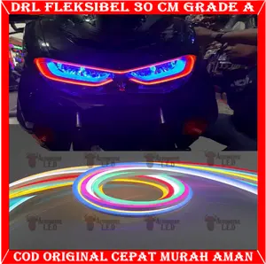 ORIGINALLAMPU ALIS MOTOR 30 CM GRADE A | NEON FLEXIBLE 12V 30 CM LAMPU LED ALIS  NEON FLEKSIBEL 12V Car