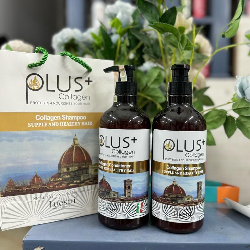  Dầu GỘI XẢ COLAGEN Plus  phục hồi tóc chống rụng 