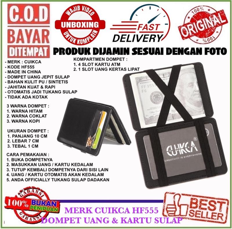 CUIKCA HF555 DOMPET UANG KARTU MINI SULAP MAGICAL MONEY CLIP 1