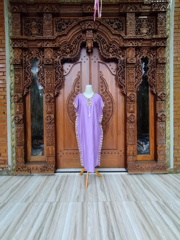 TERBARU DASTER KAFTAN BUSUI RESLETING DEPAN BAHAN RAYON SIZE LD 120 CM 6