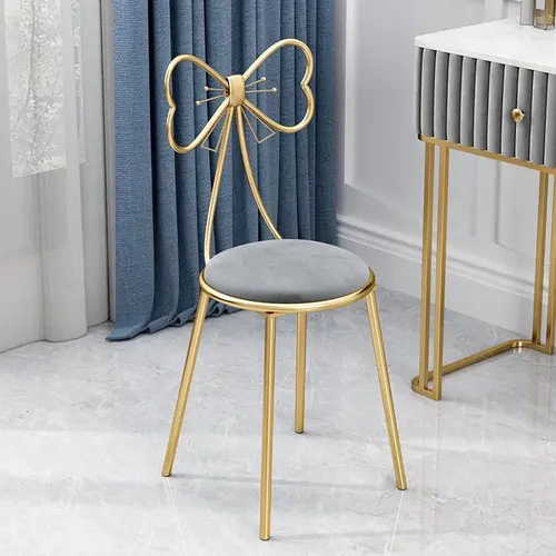 Ghế nơ ngồi bàn trang điểm siêu xinh hàng có sẵn