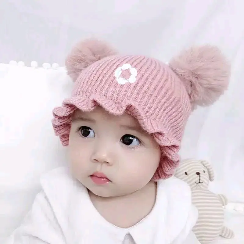 Topi Kupluk Anak Rajut Lily Usia 0-3 Tahun 2