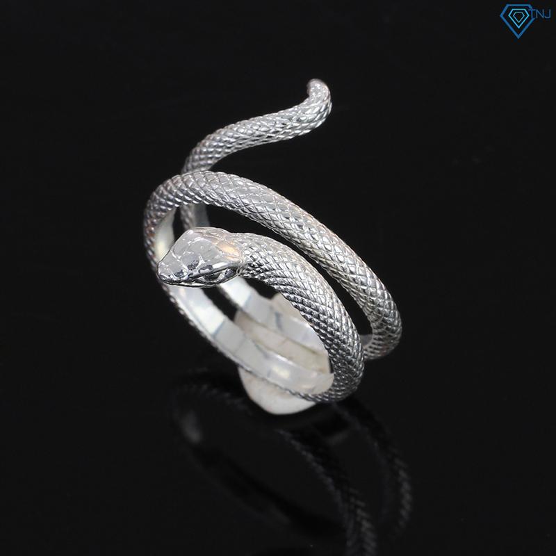 Nhẫn nam bạc 925 hình rắn cá tính NNA0211 Trang Sức TNJ