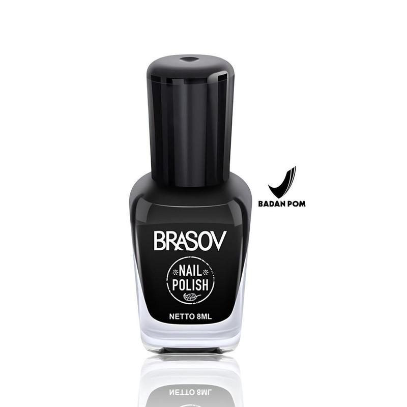 BRASOV Kutek Bening - Putih Susu - Merah - Hitam Cat Kuku Acid Kutex Nail Polish Art 0