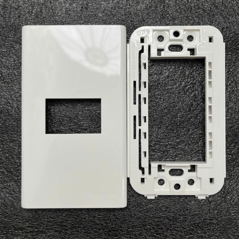 Mặt ốp ổ cắm công tắc Wide 1-2-3 (loại lớn) 0