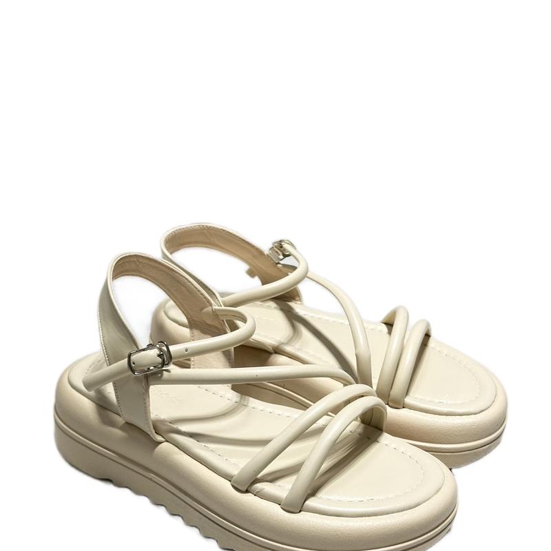 Dép nữ sandanl mã 235 cao 5cm vyshoesshop vai dây  bán nguyệt 1cm,mang đi học đi thường ngày đi biển Sandal dép quai hậu chữ h