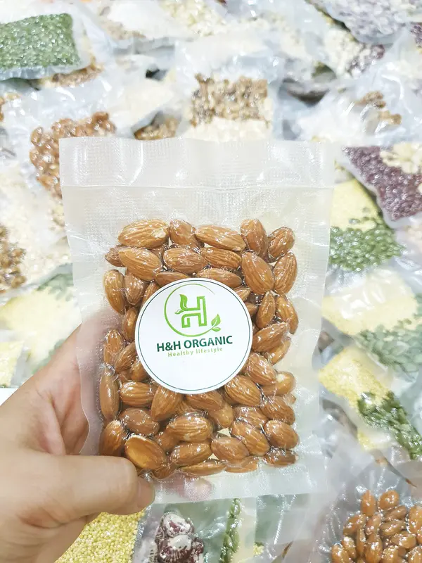 Hạt dinh dưỡng hữu cơ H&H Organic - 100g, làm sữa hạt, nấu cháo ăn dặm, nấu cơm, đậu gà, hà lan, hạt kê, diêm mạch, kiều mạch, mè đen, lăng đỏ, đậu ngự, đậu đỏ, đậu trắng, nhân hướng dương, đậu cúc, hạt lanh, hạt chia Food 1góimè 4
