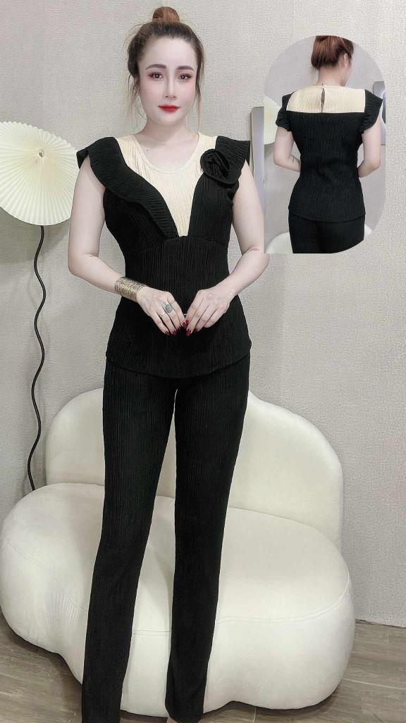 Product Introduction of Set bộ tay ngắn quần dài 40_70kg chất thun xốp nhật co giản nhẹ Nữ 2