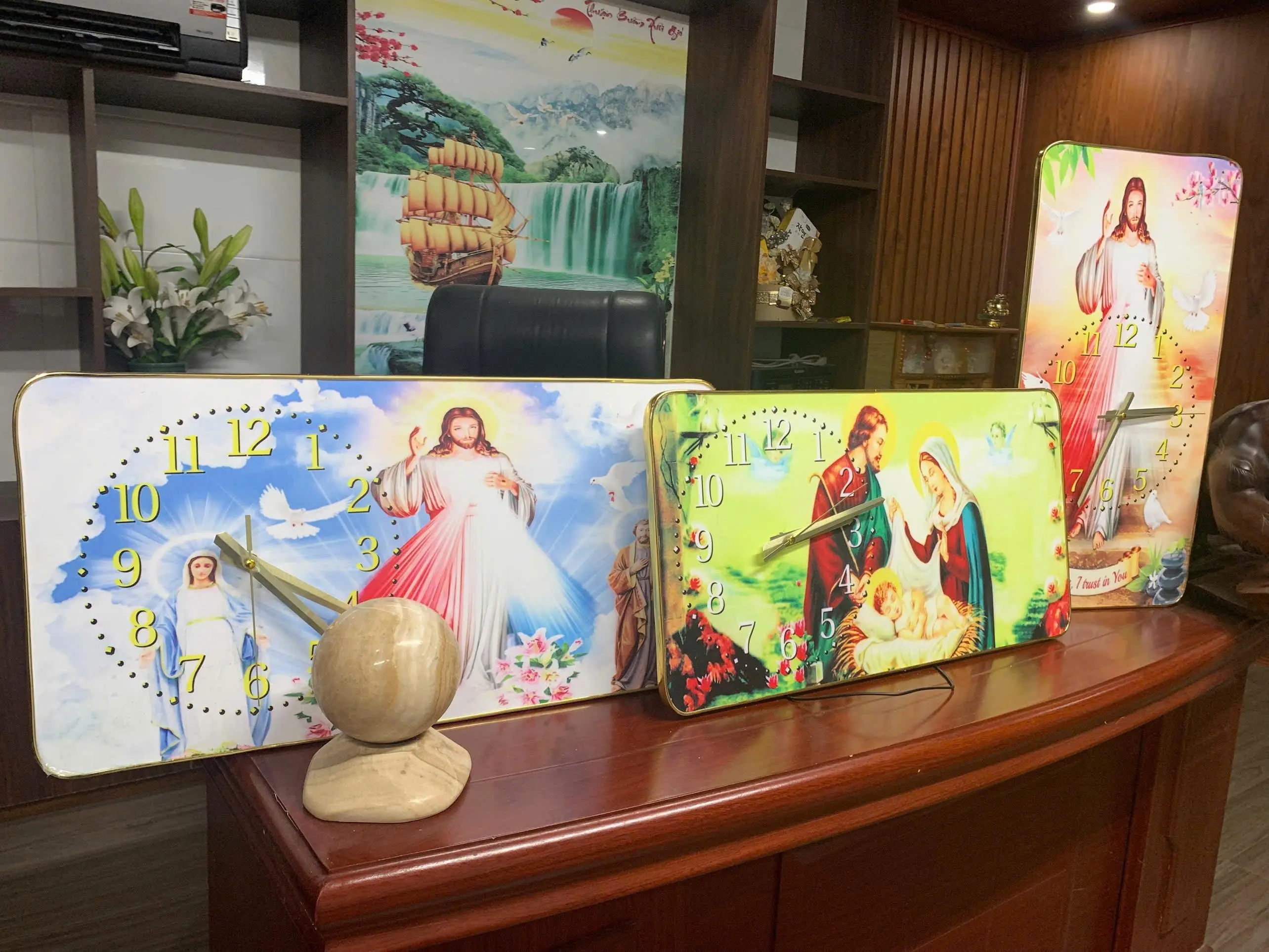 Tranh tráng gương Thiên Chúa Giáo + Noel - Món quà tặng ý nghĩa cho ngày Giáng Sinh - Decor, Đồng