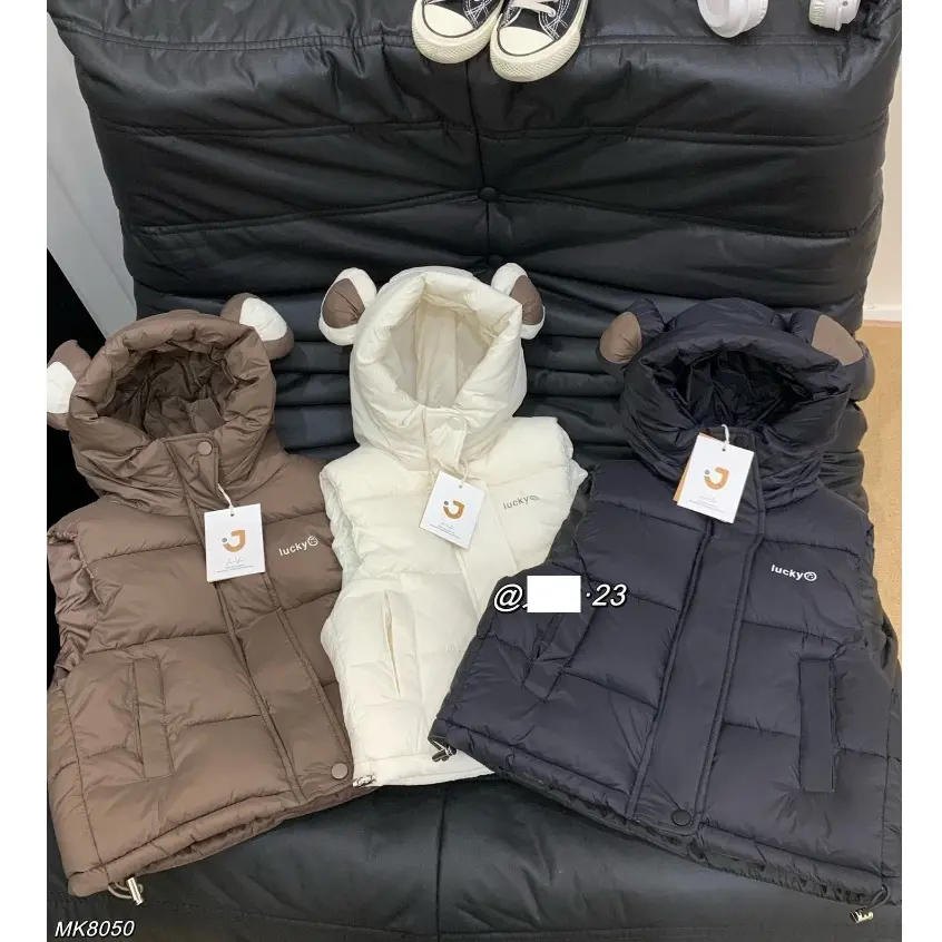 ￼Áo phao gile cho bé gái bé trai size 1-5 tuổi, chất phao siêu nhẹ, dày ấm