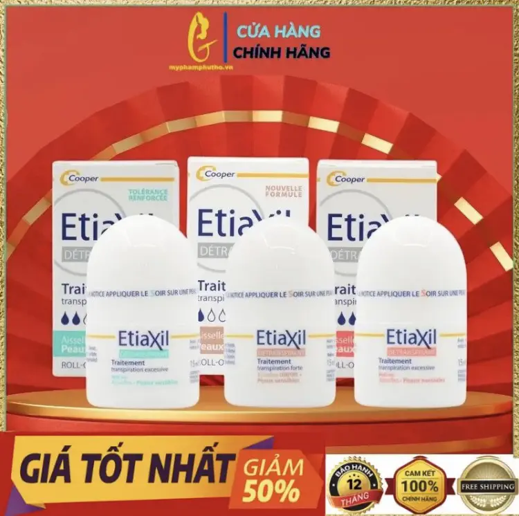 Lăn nách khử mùi Etiaxil Pháp