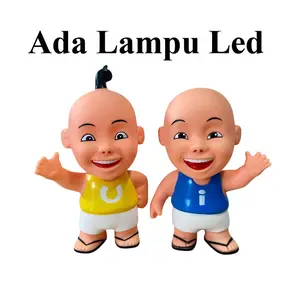 Yoli Toys - Mainan Boneka Upin Ipin Kembar Lucu Bisa Encit Dan Ada Lampu