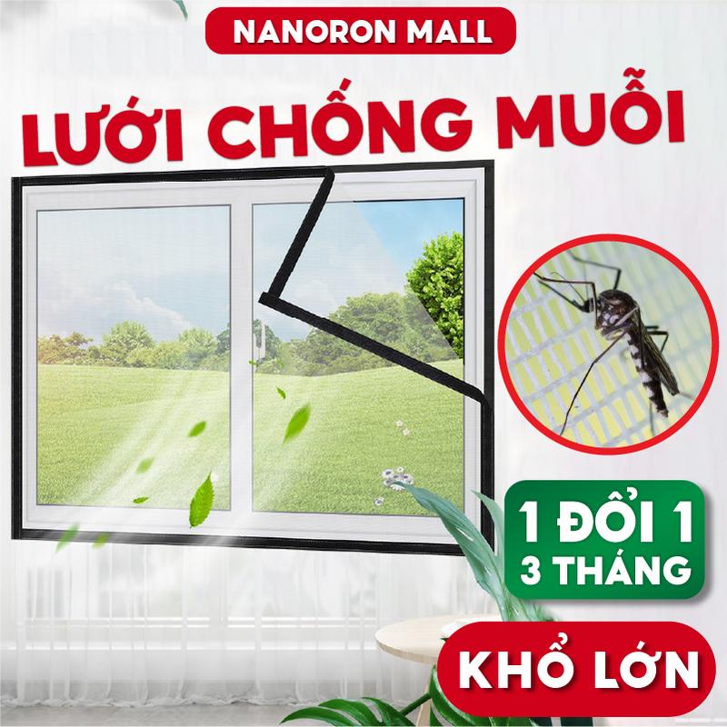 Lưới chống muỗi và côn trùng sợi thuỷ tinh cho cửa sổ Rèm lưới chống ruồi dán kiến ba khoang bay vào nhà NANORON