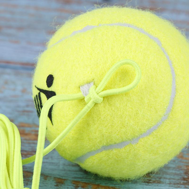 Product Introduction of Elastic Rubber Band Tennis Ball Single Practice Training Belt Line Cord Tool 20