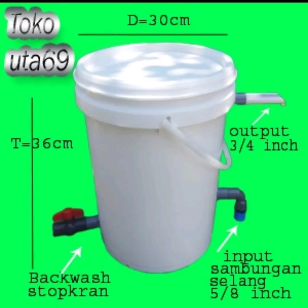 Ember bio filter kolam koi uk 25 L