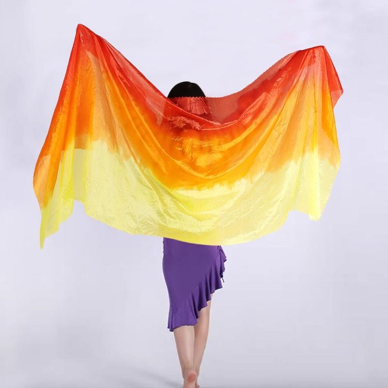 Product Introduction of Fashion Gradient Color Belly Dance Veils Light Texture Long Latin Belly Dance Shawls Dancing Scarf 10