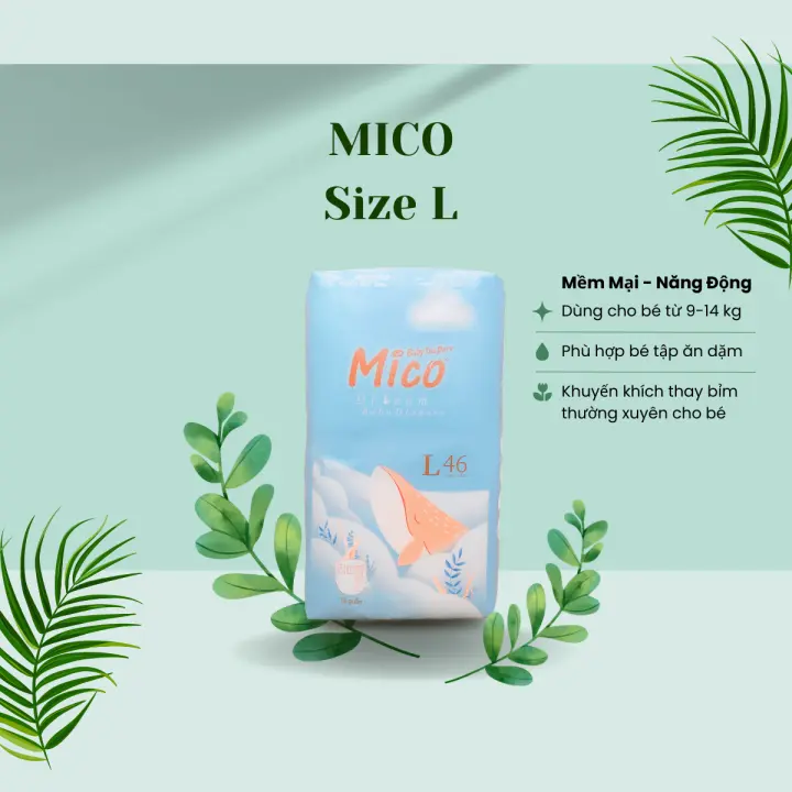 [KHUYẾN MÃI]Tã Bỉm Mico Đủ Size Giá Tốt