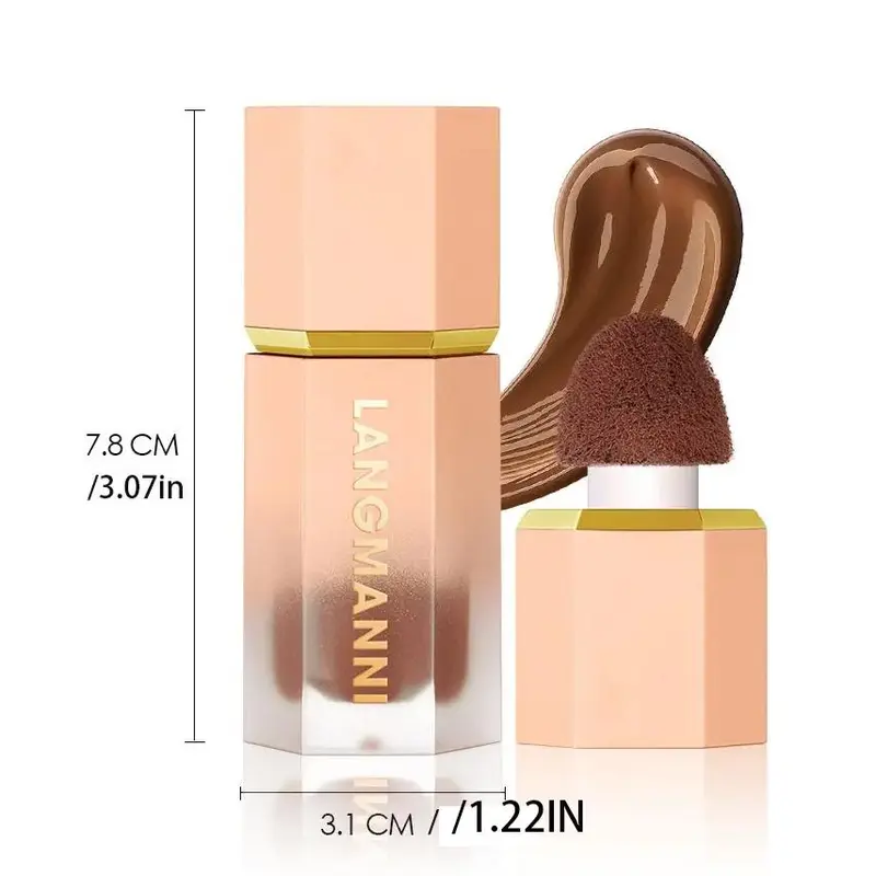 Liquid Contouring Bronzer, Summer Liquid Contour Stick, Long Lasting Face Foundation Contour Cream for Vanity Makeup Desk, Easy to Blend, Face Makeup Product, Cosmetic Gifts for Girls & Women, Fall Essentials, Glamour Makeup 6