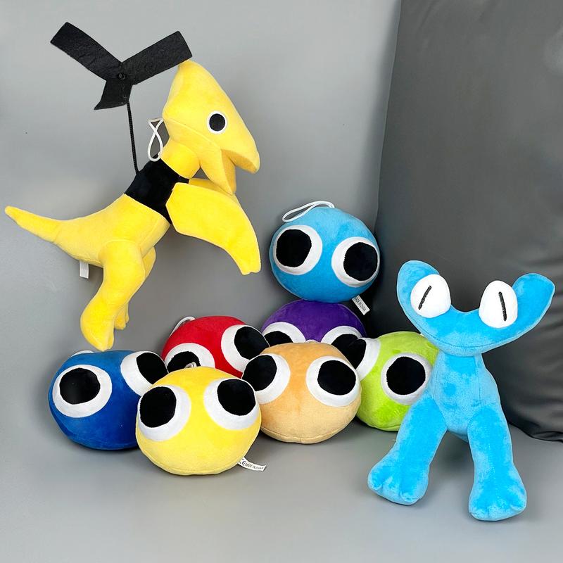 Cyan Colorblock Toy New Rainbow Friends Cyan Plush Toys Chapter 2 Cartoon Anime Game ...