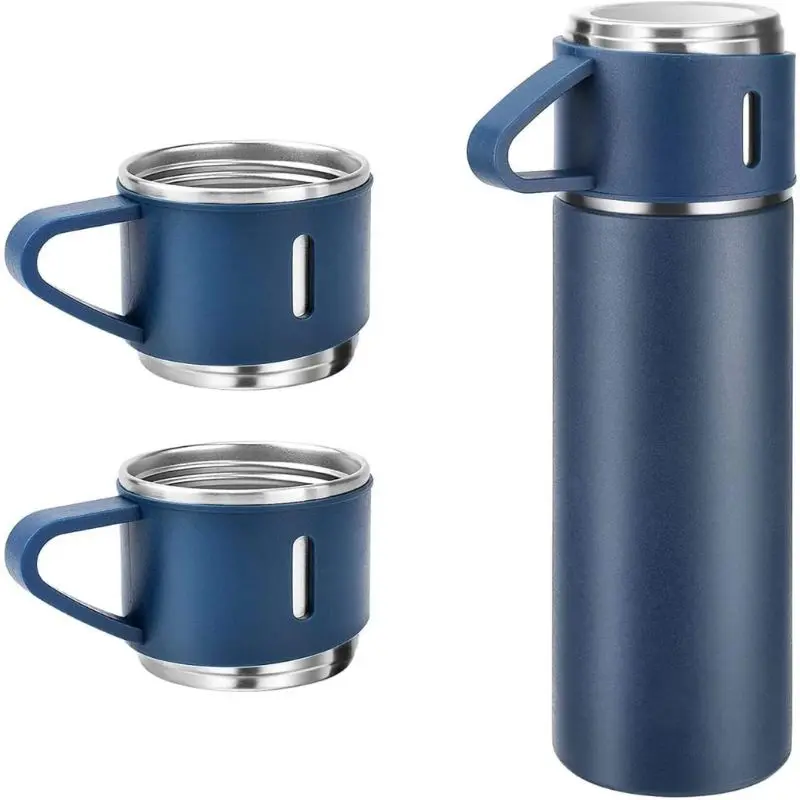 Set Termos Sultan 3in1 Termos Cangkir Botol Stainless Steel Termos Polos 1