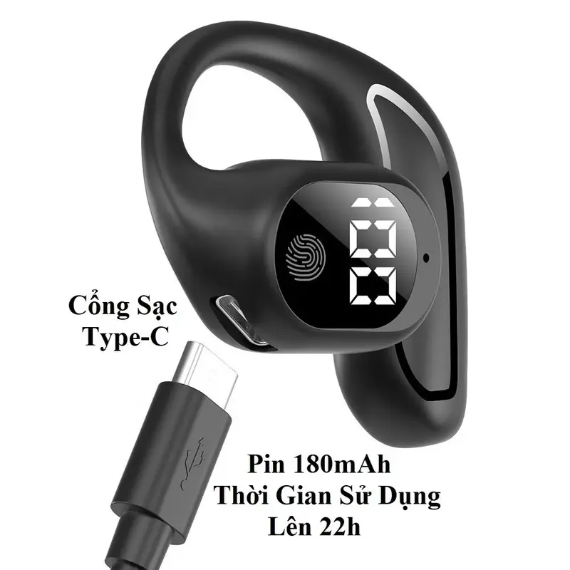 Tai Nghe Bluetooth Thời trang FN-98 Pin Trâu , Âm bass căng-Ấm /Đàm thoại 2 Chiều, thời gian sử dụng hơn 20h Nghe Nhạc 2