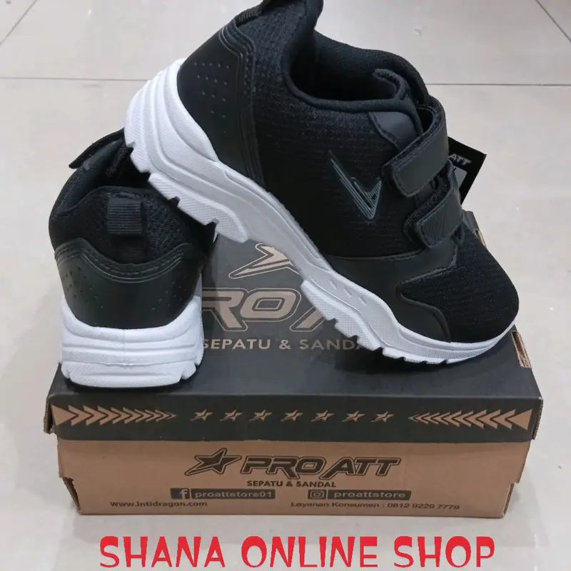 SEPATU SEKOLAH PRO ATT  MODEL MCL 671 V Kreket atau Perekat BERHADIAH MOBIL REMOTE CONTROL CAR 3