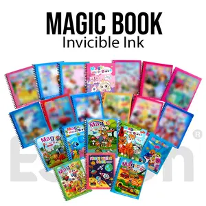 Magic Water Book / buku mewarnai / Buku mewarnai ajaib / Buku mewarnai water doodle