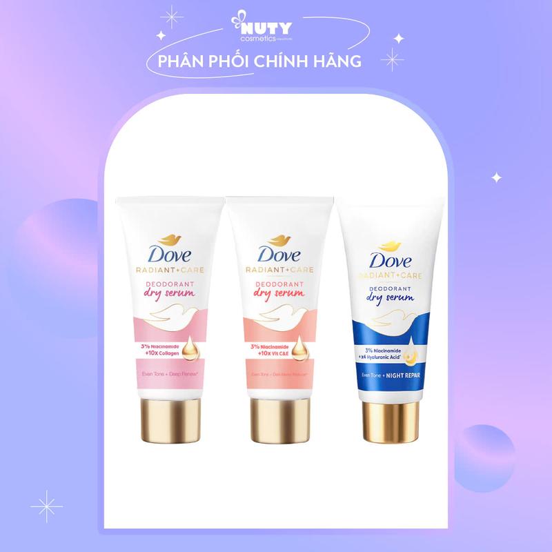 Kem Khử Mùi Tinh Chất Serum Dove Deodorant Dry Serum 40ml Nữ Xịt Thơm