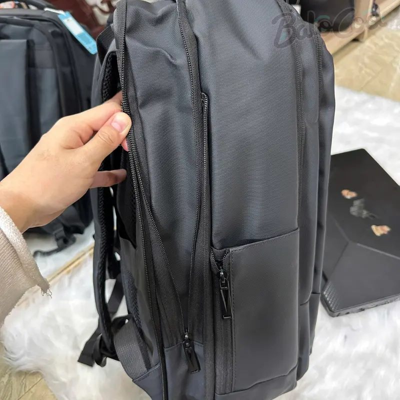 Balo Du Lịch Laptop 16inch BC753 Da PU Có Ngăn Mở Rộng 8