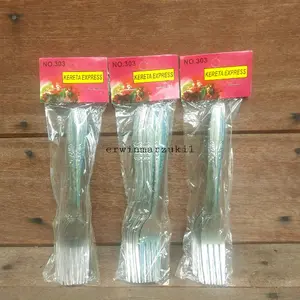 Garpu stainless Steel Murah 1 lusin/12 pcs.Khichen Tool Trangel