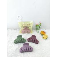Gambar Jepitan Warna Doff Uk 7Cm  Rambut Wanita Cakar 6 Jedai Jepit Korea Premium Free Pouch Clips - RANDOM dari BeaNaBell Aksesoris Kab. Tangerang 4 Tokopedia