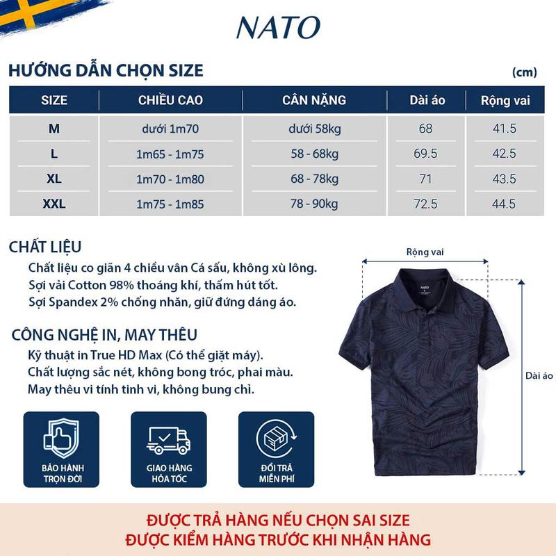 Áo Thun Polo Nam LÁ CÂY Vải Cotton Cá Sấu Cao Cấp Đẹp Tay Ngắn Có Cổ Màu Trắng Đen Đỏ Xanh Navy Trơn Họa Tiết NATO Menswear Ngắn Tay Shirt 2