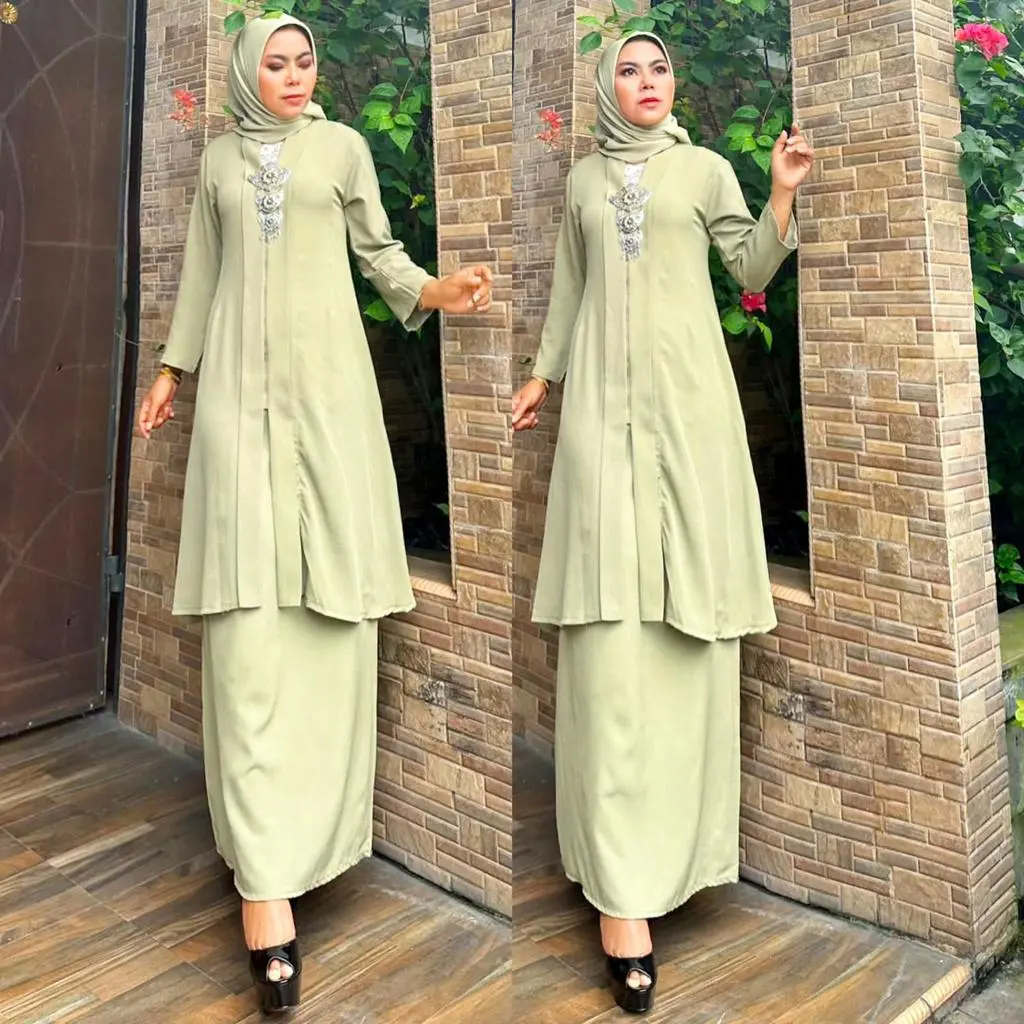 GAMIS SETELAN CINDAY-GAMIS MELAYU-GAMIS CINDAY-GAMIS MELAYU-TUNIK MELAYU-SETELAN BAJU KURUNG-KEBAYA MALAYSIA-TUNIK MALAYSIA-SET CINDAY-MIRAJAYA-COD