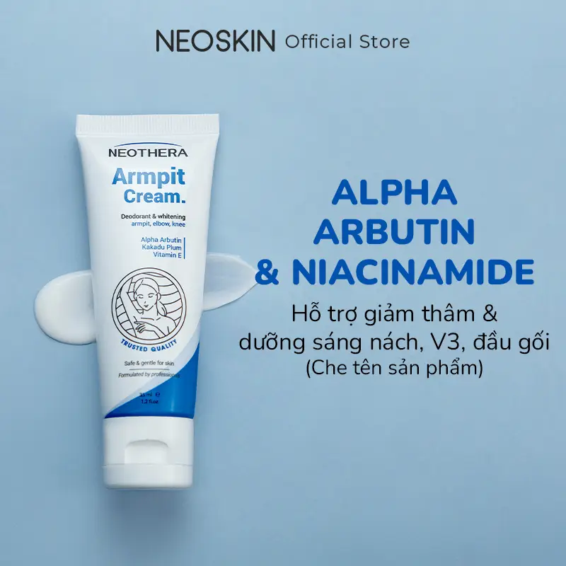 Kem Hỗ Trợ Giảm Thâm Armpit Cream Dưỡng Sáng Vùng Da Nách Sạm Màu Neothera Tuyp 35Gr