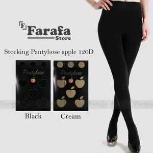 Stoking Celana FANTYHOSE Kode 120D Asli 100% Poliester Low Waist stocking