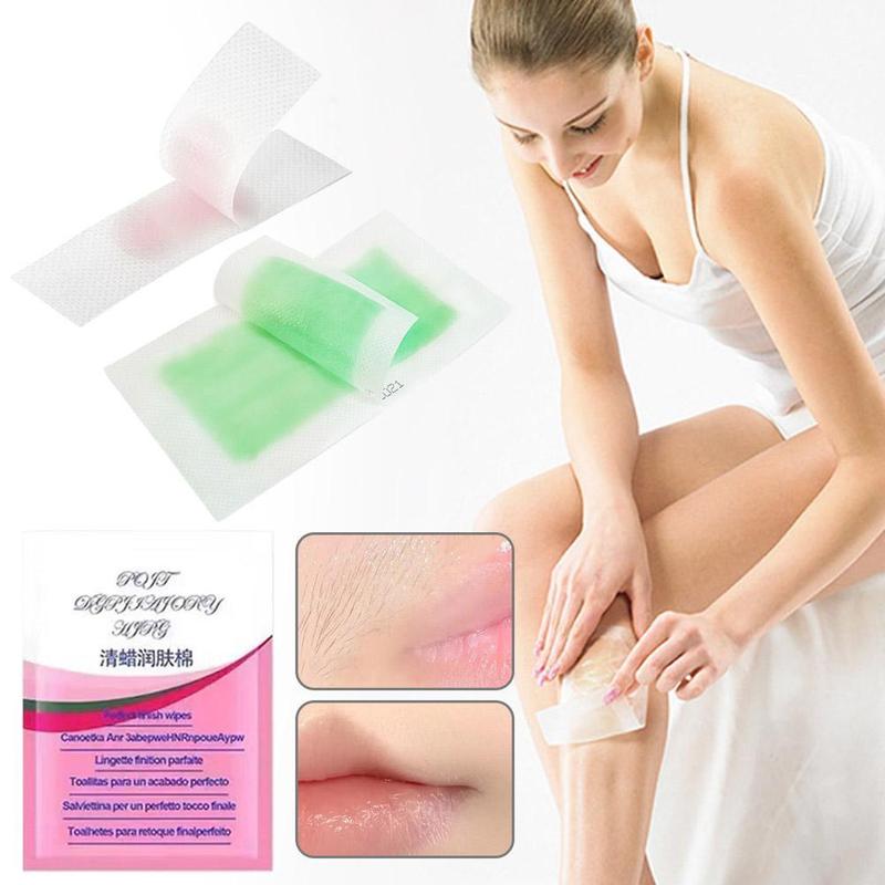 Product Introduction of Bộ tẩy lông bằng giấy sáp, cho toàn thân, tẩy lông môi, dưỡng ẩm, bao gồm bông giấy, F6V8 21