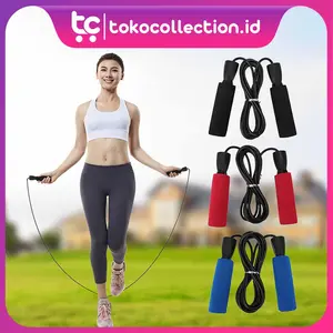 SKIPPING SPEED ROPE LOMPAT TALI JUMP ROPE FITCOACH R488 Outdoor